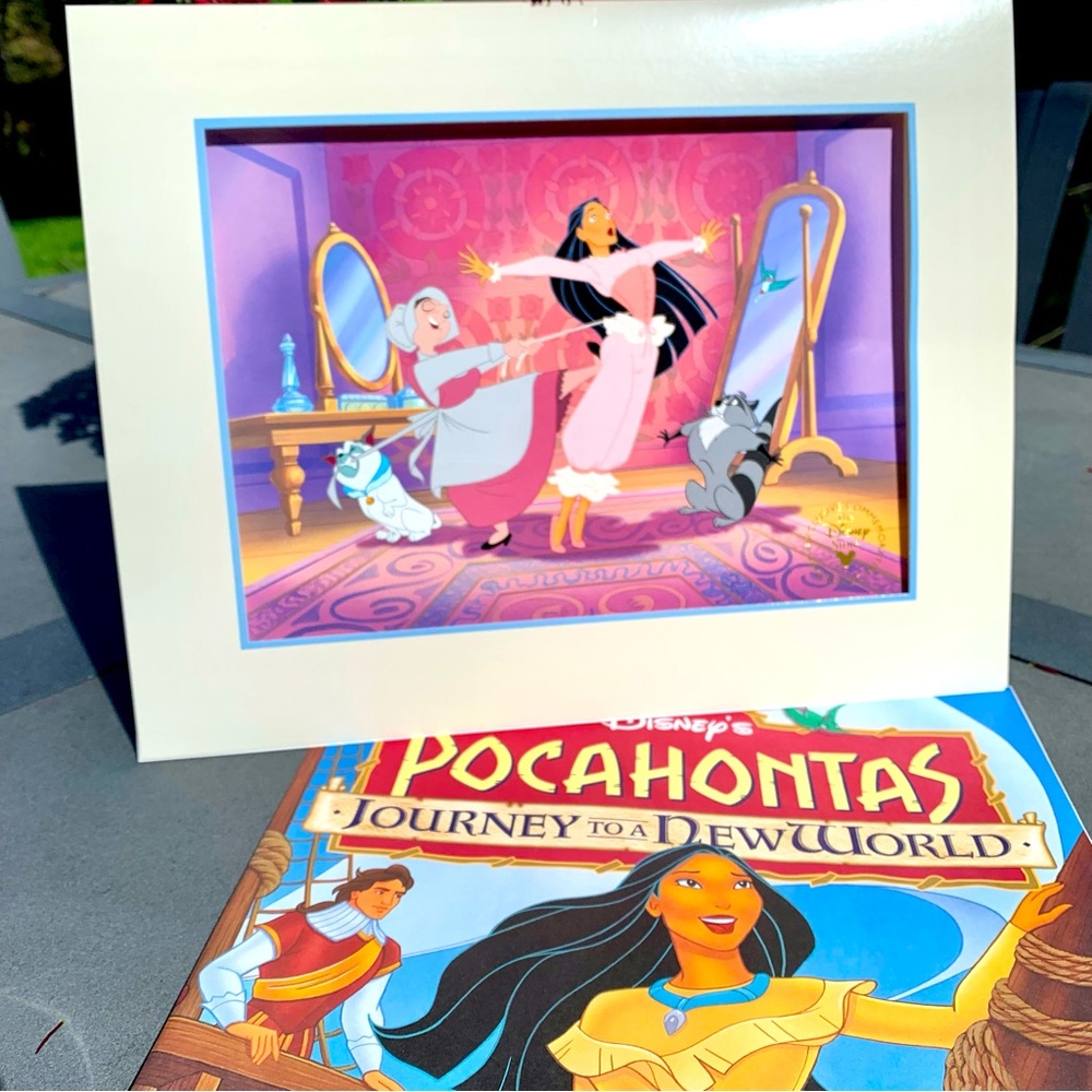 Disney Store Lithograph Pocahontas- Journey to a New World 1998